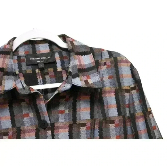 NWT Hilton Hollis Jacket Size Large Multicolor Boho Artsy Business Casual Career - Picture 4 of 16